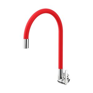 TORNEIRA-DOCOL-GALI--FLEX-COZINHA-PAREDE-RED--VERMELHA-