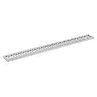 Conjunto-Grelha-e-Porta-Grelha-10X100cm-Aluminio-Escovado
