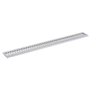 Conjunto-Grelha-e-Porta-Grelha-10X100cm-Aluminio-Escovado
