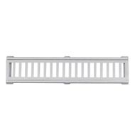 Conjunto-Grelha-e-Porta-Grelha-10X50cm-Aluminio-Escovado