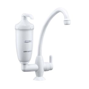 Torneira com Purificador De Água Branco Acqua Bella bancada Lorenzetti