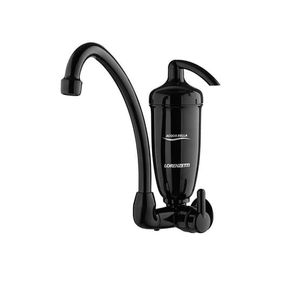 Torneira com Purificador De Água Preto Acqua Bella Parede Lorenzetti