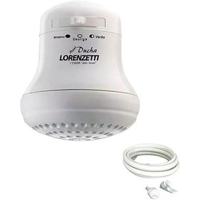Chuveiro elétrico Maxi Ducha 3 temperaturas 220v 5500w Branco Lorenzetti